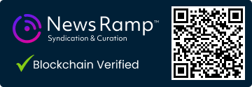 Blockchain Registration, Verification & Enhancement provided by NewsRamp™