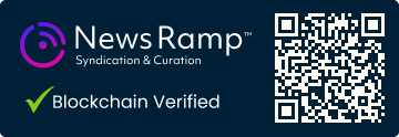 Blockchain Registration, Verification & Enhancement provided by NewsRamp™