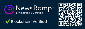 Blockchain Registration, Verification & Enhancement provided by NewsRamp™