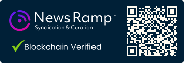 Blockchain Registration, Verification & Enhancement provided by NewsRamp™