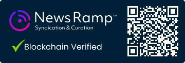 Blockchain Registration, Verification & Enhancement provided by NewsRamp™