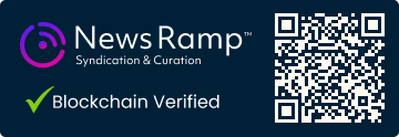 Blockchain Registration, Verification & Enhancement provided by NewsRamp™