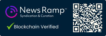 Blockchain Registration, Verification & Enhancement provided by NewsRamp™