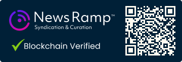 Blockchain Registration, Verification & Enhancement provided by NewsRamp™