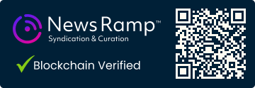 Blockchain Registration, Verification & Enhancement provided by NewsRamp™