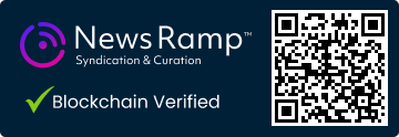 Blockchain Registration, Verification & Enhancement provided by NewsRamp™