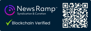 Blockchain Registration, Verification & Enhancement provided by NewsRamp™