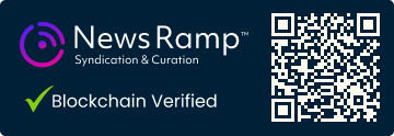 Blockchain Registration, Verification & Enhancement provided by NewsRamp™