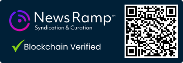 Blockchain Registration, Verification & Enhancement provided by NewsRamp™