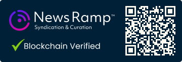 Blockchain Registration, Verification & Enhancement provided by NewsRamp™