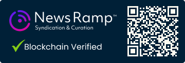 Blockchain Registration, Verification & Enhancement provided by NewsRamp™