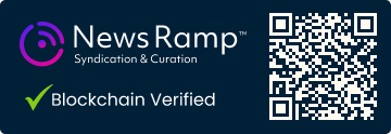 Blockchain Registration, Verification & Enhancement provided by NewsRamp™