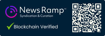 Blockchain Registration, Verification & Enhancement provided by NewsRamp™