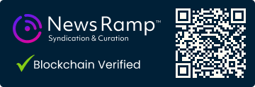 Blockchain Registration, Verification & Enhancement provided by NewsRamp™
