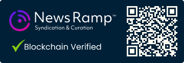 Blockchain Registration, Verification & Enhancement provided by NewsRamp™