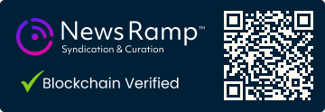 Blockchain Registration, Verification & Enhancement provided by NewsRamp™