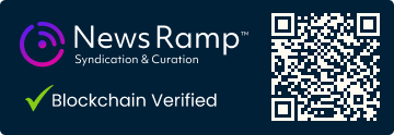 Blockchain Registration, Verification & Enhancement provided by NewsRamp™