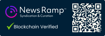 Blockchain Registration, Verification & Enhancement provided by NewsRamp™