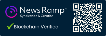 Blockchain Registration, Verification & Enhancement provided by NewsRamp™