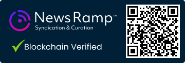 Blockchain Registration, Verification & Enhancement provided by NewsRamp™