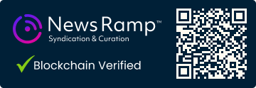 Blockchain Registration, Verification & Enhancement provided by NewsRamp™